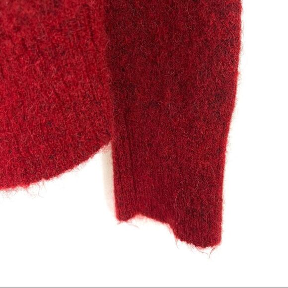 PART two copenhagen red angora blend turtleneck sweater - Picture 9 of 12